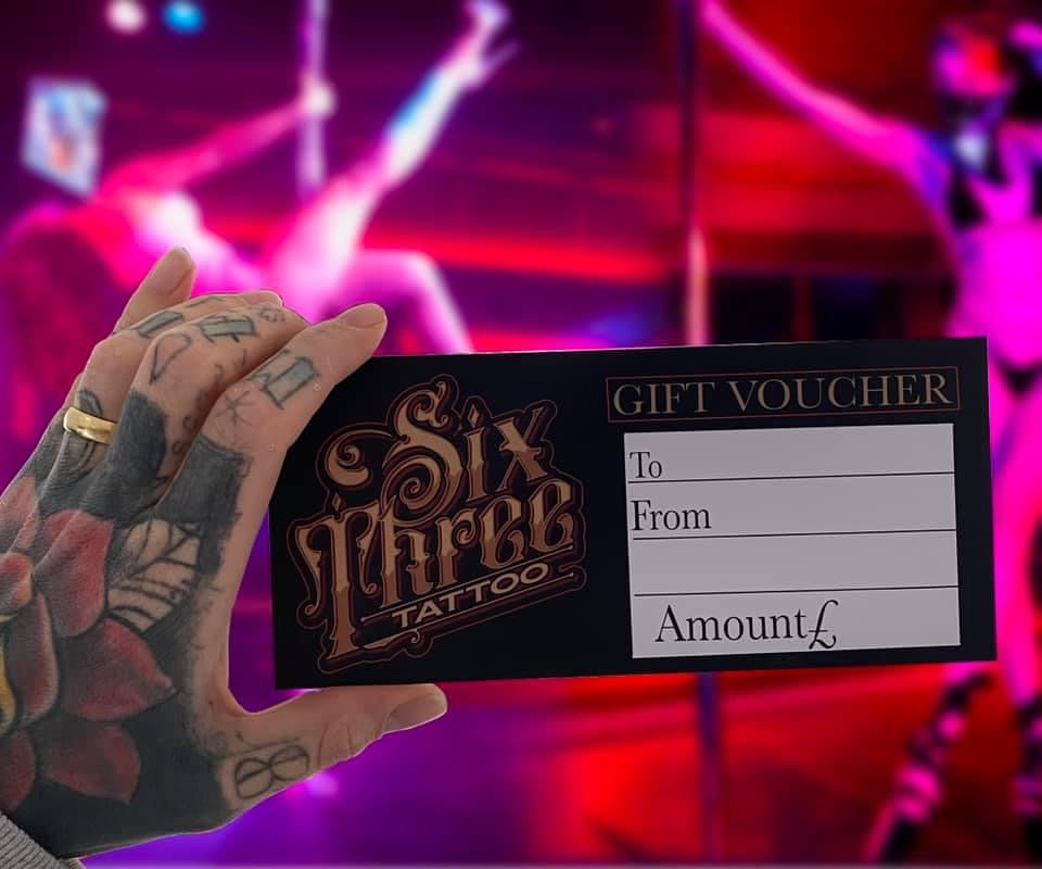 Tattoo Gift vouchers